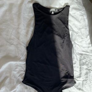 Racer back body suit